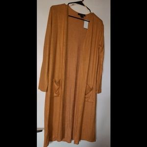 Mustard/ Army Green Cardigan